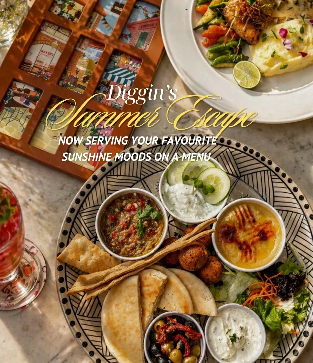 diggin cafe menu