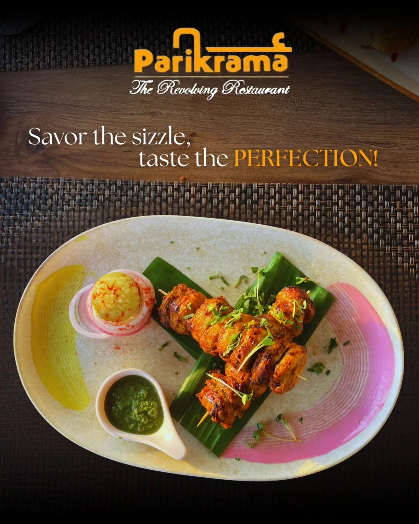 parikrama the revolving restaurant menu