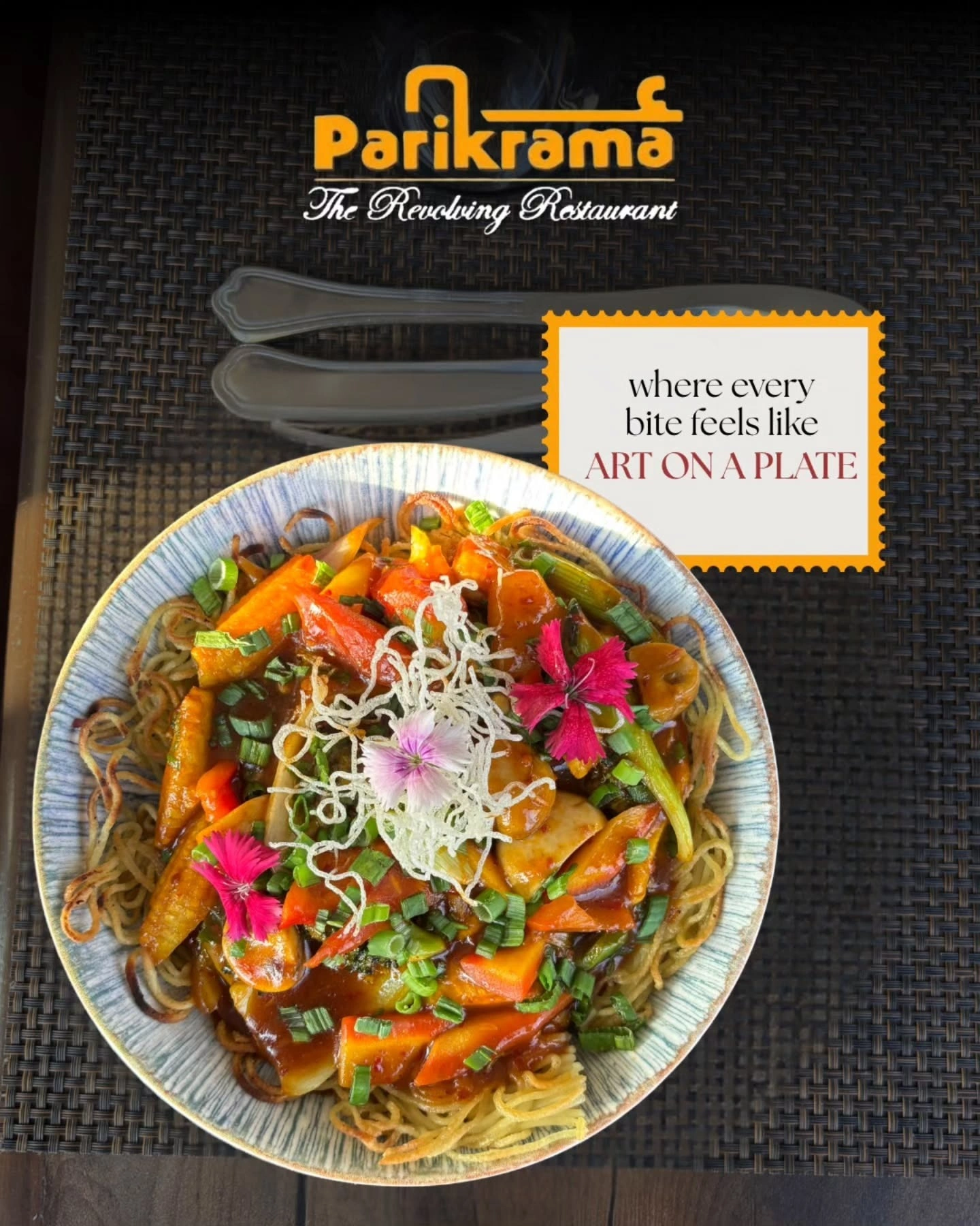parikrama the revolving restaurant menu