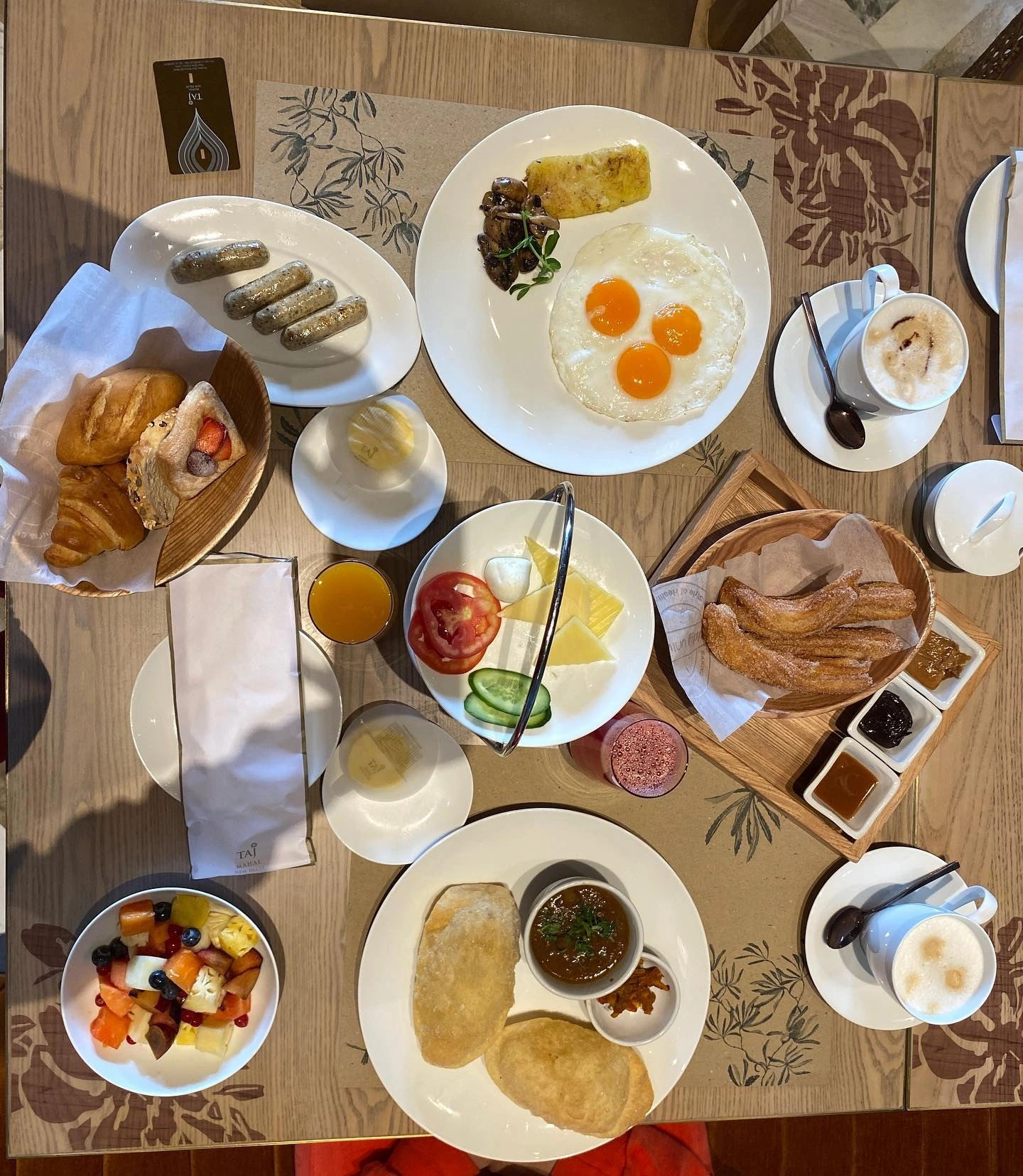Taj Hotel Mumbai Menu