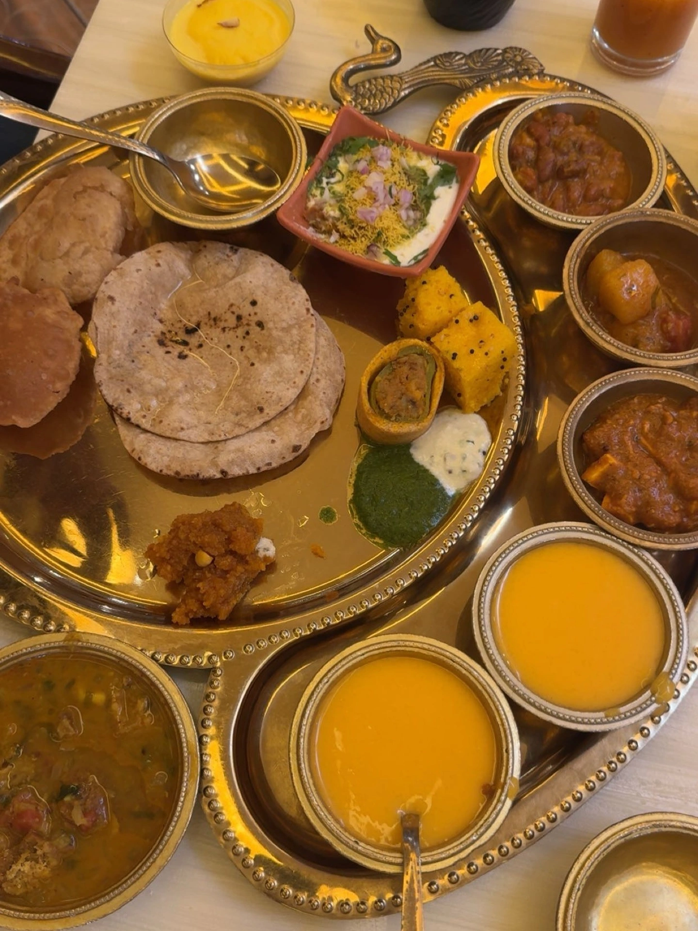 Gordhan Thal Menu