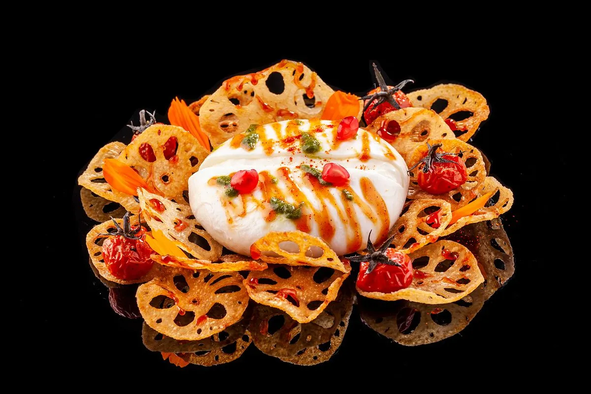 Burrata Chaat