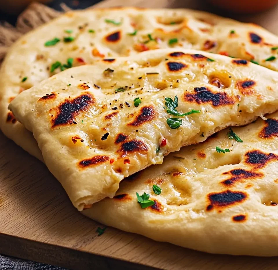 Cheese Chilli Garlic Naan