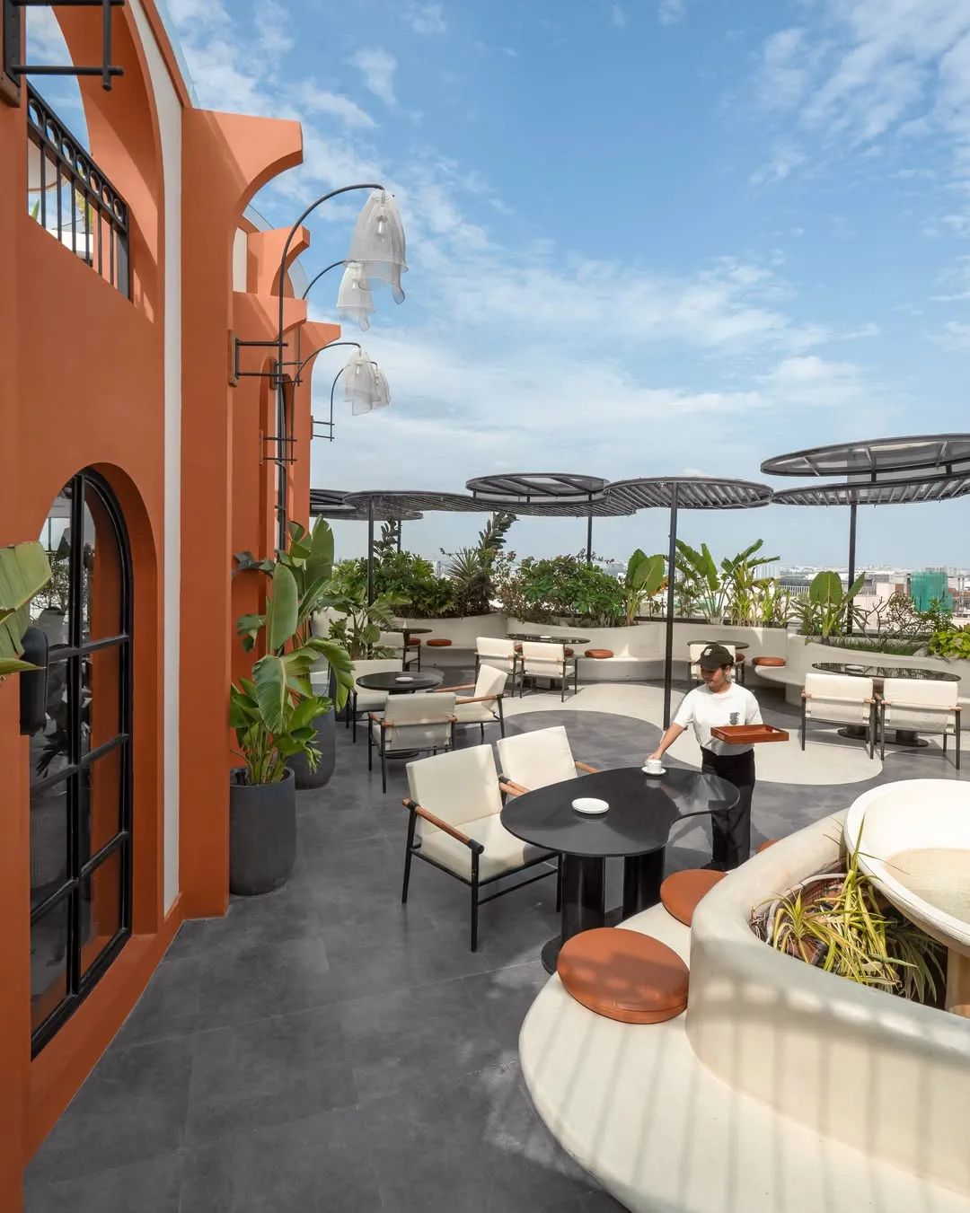 Habitat Cafe Hyderabad Rooftop