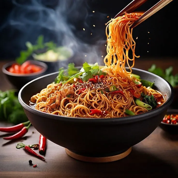 Hakka Schezwan Noodles