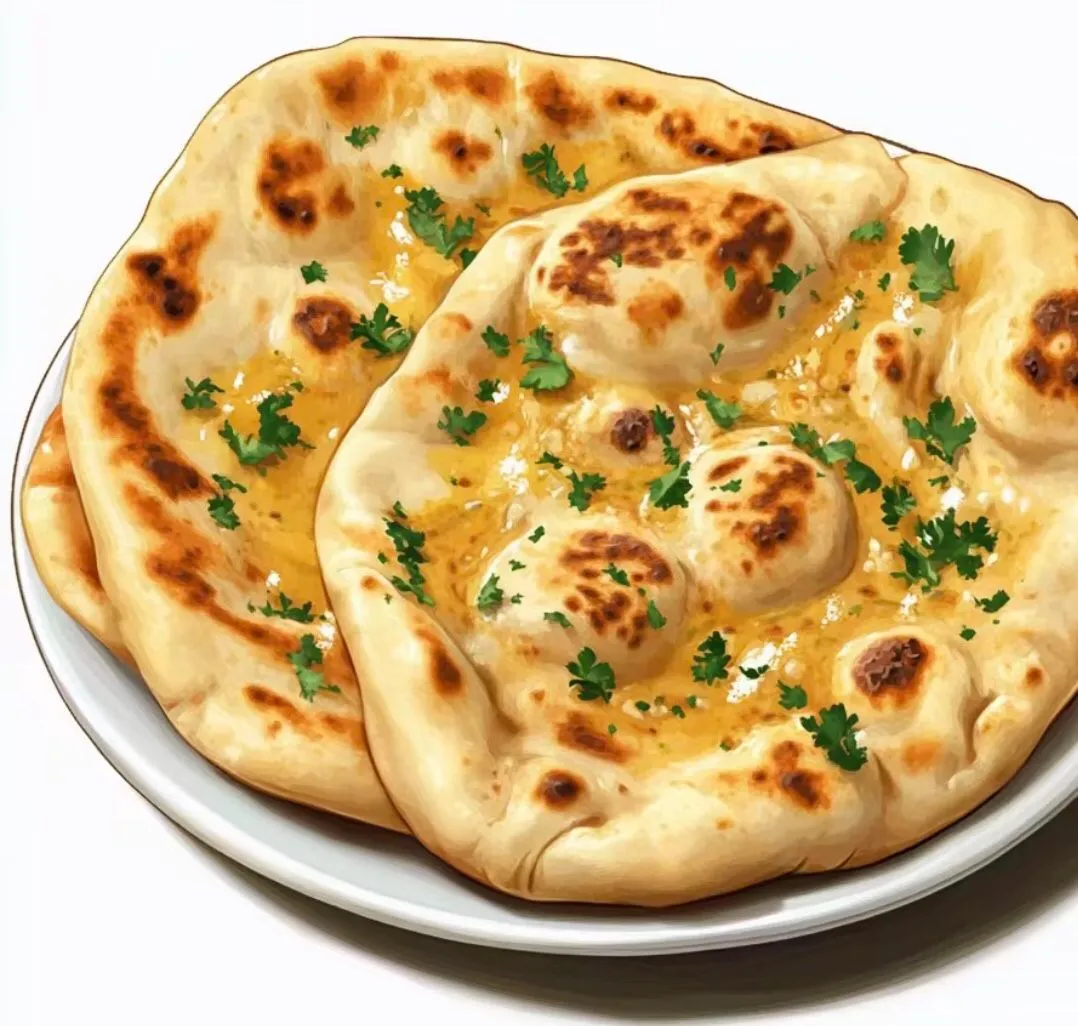 Butter Cheese Garlic Naan